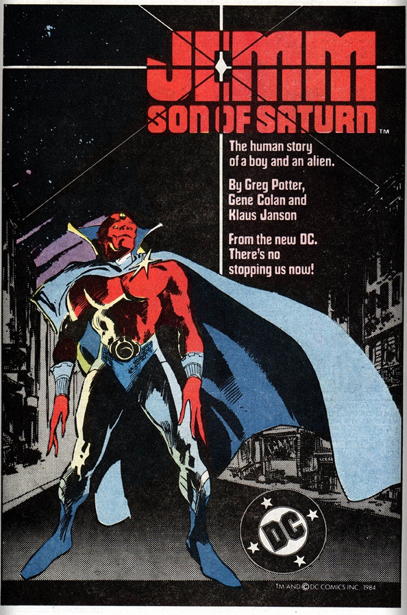 House ad for Jemm, Son of Saturn