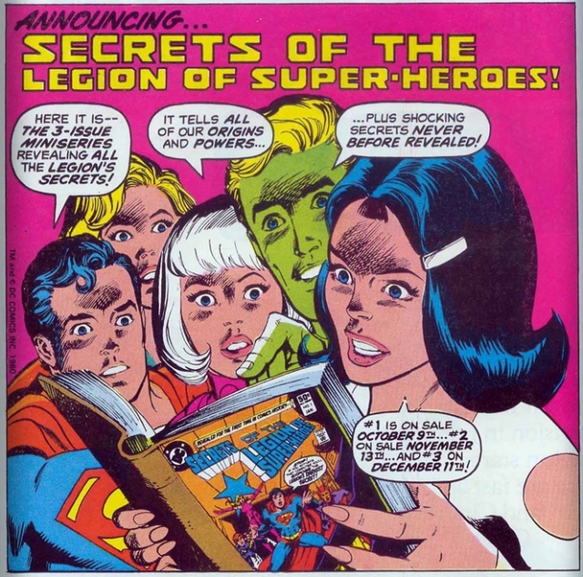 House ad for Secrets of the Legion of Super-Heroes